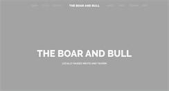 Desktop Screenshot of boarandbull.com