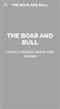 Mobile Screenshot of boarandbull.com